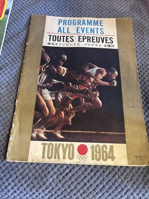 1964  Japan Olympics Program Of All Events