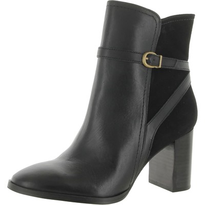 Naturalizer Womens Bexley Black Ankle Boots Shoes 10 Medium (B,M) BHFO 7448