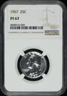 1957 Washington Quarter NGC PF-67