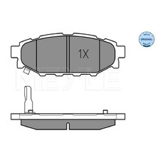 Satz Bremsbeläge Bremsklötze hinten für Subaru BRZ ZC6 Forester SH SJ | 23963