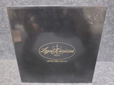 Vintage LEGAL DECISION Limited First Edition Board Game