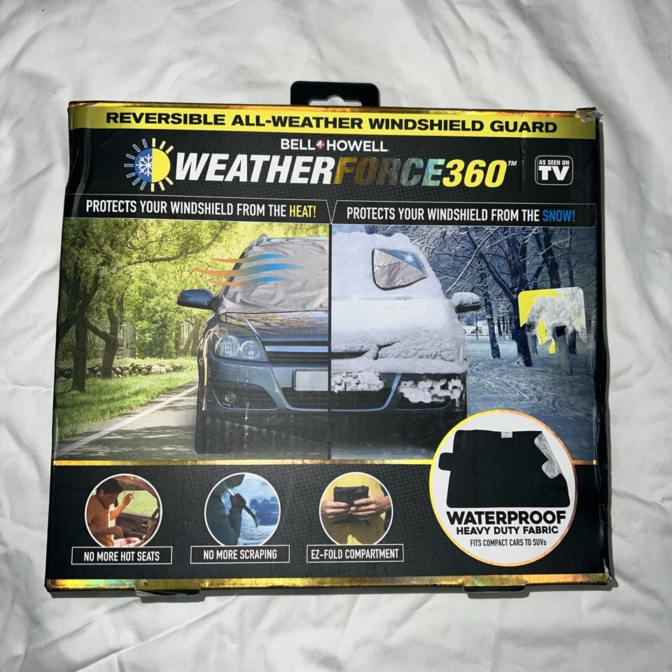 Cubierta de parabrisas para todo clima Bell+Howell WeatherForce 360 resistente NUEVO Foto 2 de 3