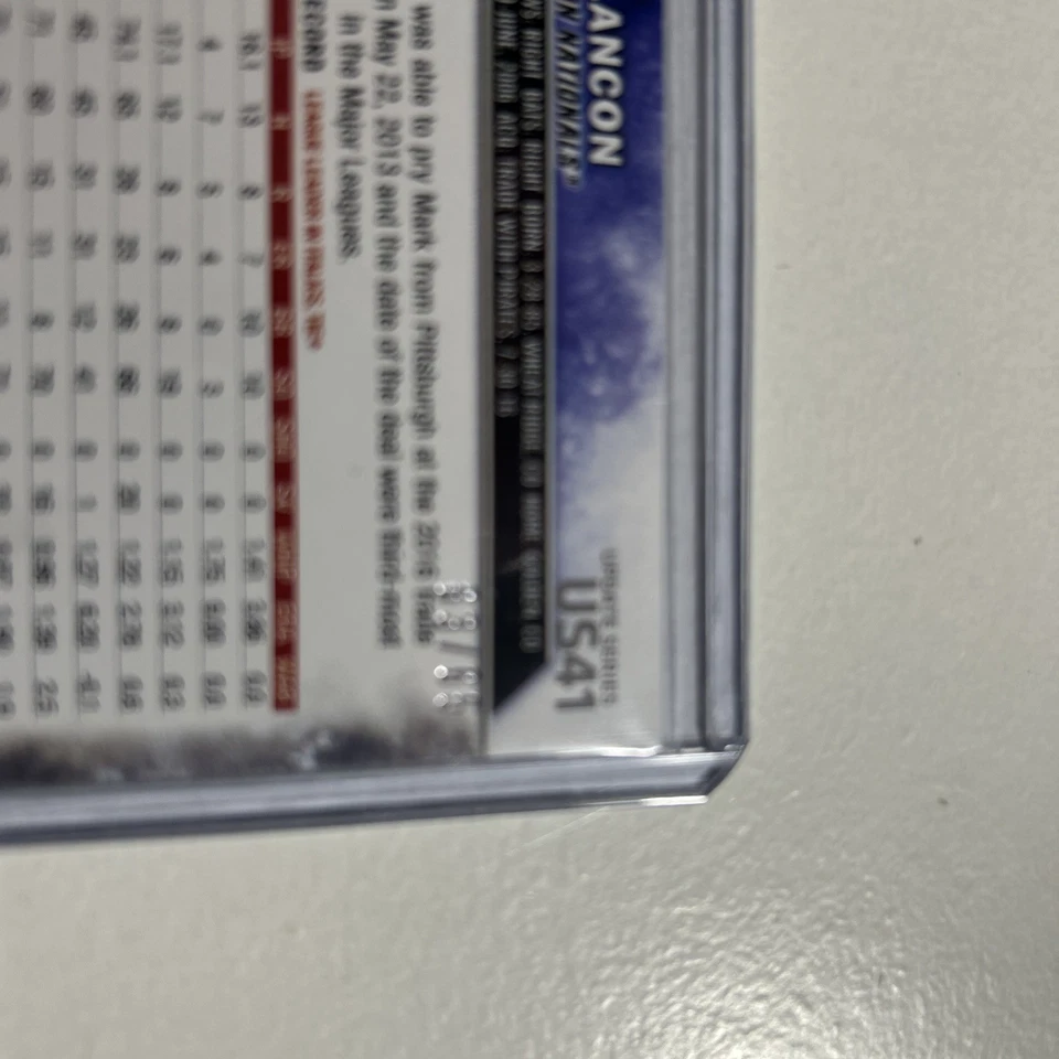 2016 Topps Update Mark Melancon #US41 Black Parallel 63/65 - Image 3 of 3