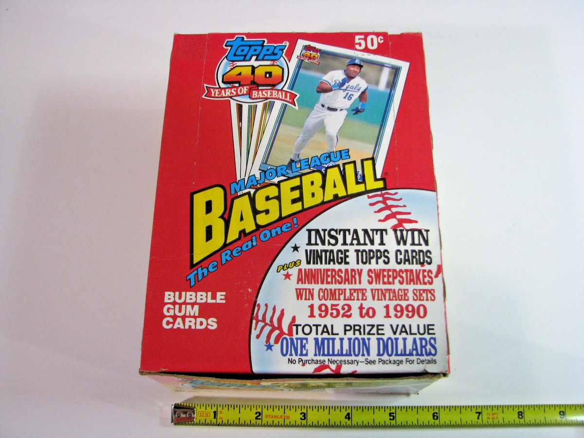 ゲームセンター・ゲームカード topps 40 years of baseball cards 1991 topps 40 years of baseball cards 1991 lot top value cards