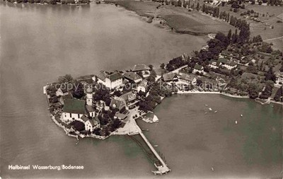 Wasserburg am Bodensee Bavaria aerial photo