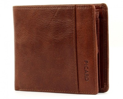 PICARD Buddy 1 Slim Wallet Geldbörse Cognac braun Neu