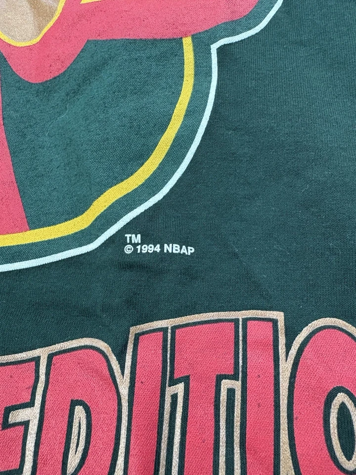 Camiseta de baloncesto Seattle Supersonics NBA vintage/clásica 1995 inaugural XL nueva sin etiquetas Foto 3 de 4