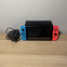 Nintendo Switch 32GB Neon Blue and Red Console With Dock, Charger And HDMI