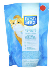 Fresh Step Litter Box Deodorizing Crystals, Fresh Scent, 15 oz