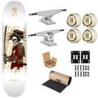Powell Peralta Premium Skateboard Yosozumi Onna-Bugeisha 8.25" Krux Trucks, Dra