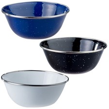 Emaille Suppenschüssel Camping Schüssel Email Suppenschale Müslischale 15 cm