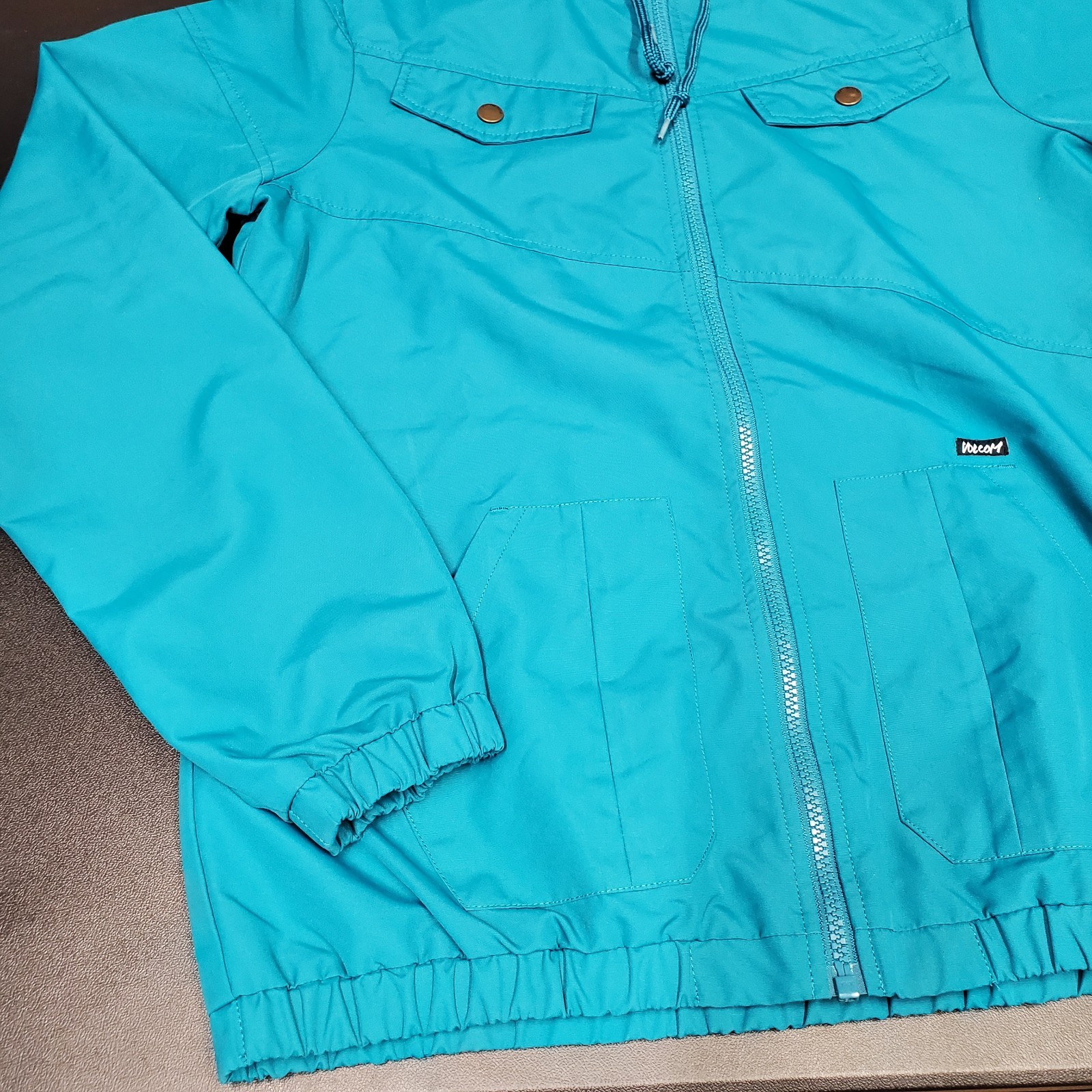 Volcom "Enemy Lines" Jacket Full ZIp Windbreaker … - image 4