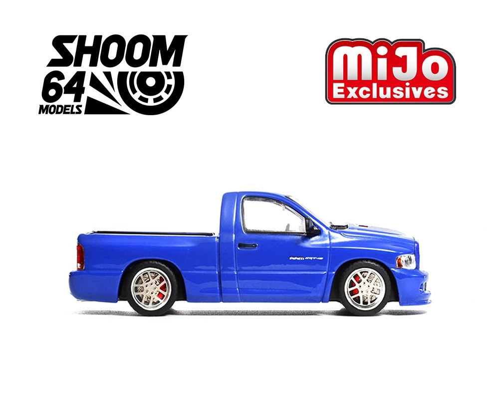 SHOOM64 2003 Dodge Ram SRT-10 Pickup Electric Blue Pearl / White