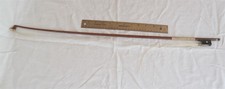Vtg Czechoslovakia 4/4 size Violin bow Czech 29" needs re-string