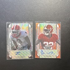 Leaf Metal Draft 2021 Autographed Lot - 2 Cards, Tyson Campbell, Dylan Moses