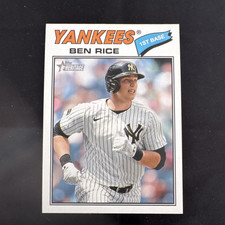 Topps Heritage 2025 Ben Rice Yankees Base Set #189 MLB Baseball Card