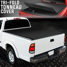 FOR 00-06 TOYOTA TUNDRA 6' BED TRI-FOLD ADJUSTABLE SOFT TOP TRUNK TONNEAU COVER
