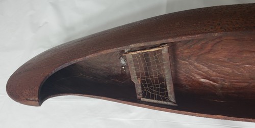 Native American? Antique Hand Carved Wood Dugout Canoe 21 inch Carving Model - Picture 18 of 24