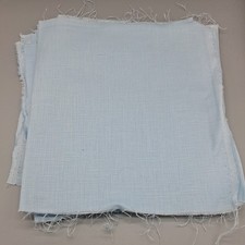 100% Irish Linen Fabric sample Baby Blue GM -151.13cm x 20cm approx MN