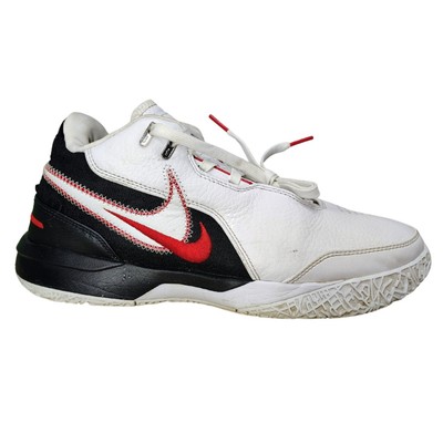 Mens Nike Lebron NXXT Gen AMPD Sneakers: FJ1566-100,Wht/Blk/Red, Size 8.5
