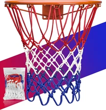 Basketball Net  Heavy Duty, 2023 Professional On-Court Quality [6.88Ounce], Fits