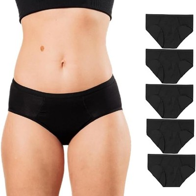 Absorbent Brief: Super Comfy Period Panties | Protective Underwear for Women,...