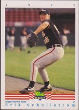 1992 Classic Best #121 Erik Schullstrom Hagerstown Suns Baseball Card RC