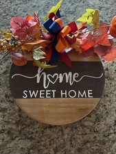 Autumn/Fall Welcome Door Sign Porch/Wall Hanging Decor