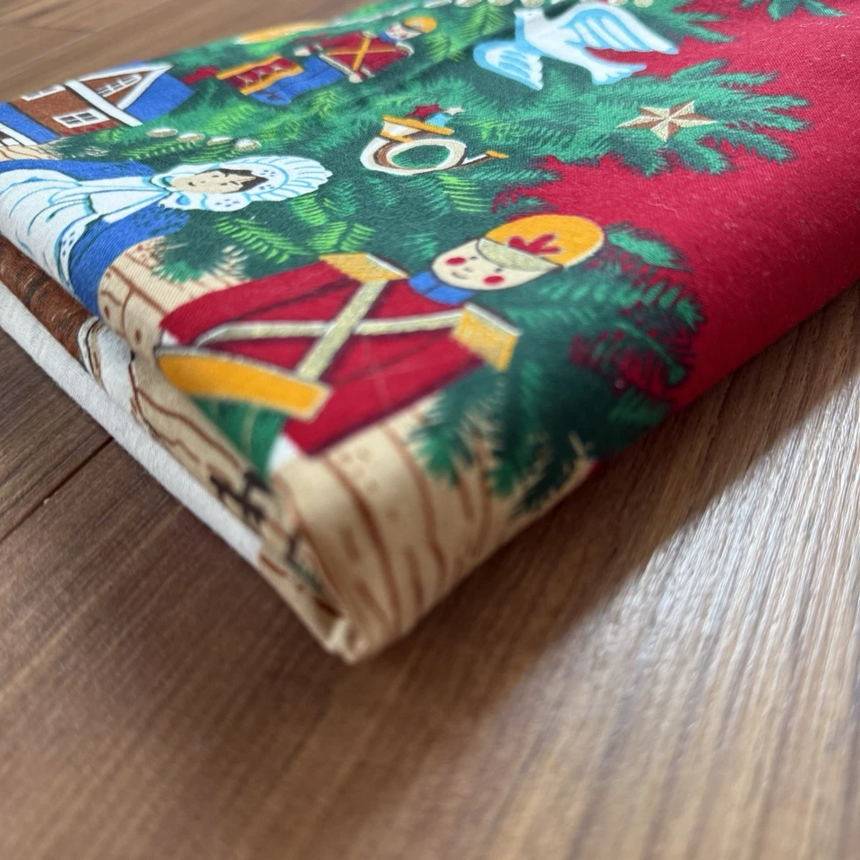 Vintage Cut & Sew VIP Cranston Christmas Tree Fabric Panel Holiday Apron - Image 3 of 4