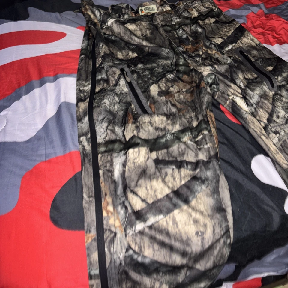 Russell Outdoors Mens 2XL APX G2 Crosswind L3 Mossy Oak Camo Hunting Pants Green - Image 2 of 2