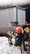 Escape 2-2 de acero inoxidable personalizado RE 650 Interceptor GT 2018-25