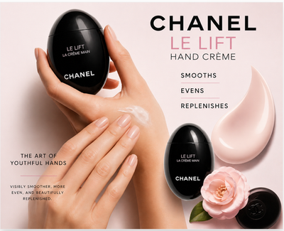 CHANEL LE LIFT LA CRÈME MAIN 50ml Chanel Le Lift La Crème Main 50ml Full Size - Smooths Evens