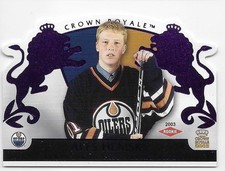 02/03 CROWN ROYALE PURPLE PARALLEL Hockey /799 (#101-140) U-Pick From List