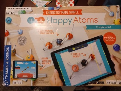 Thames & Kosmos Happy Atoms Stem Experiment Kit Complete Set - 585001