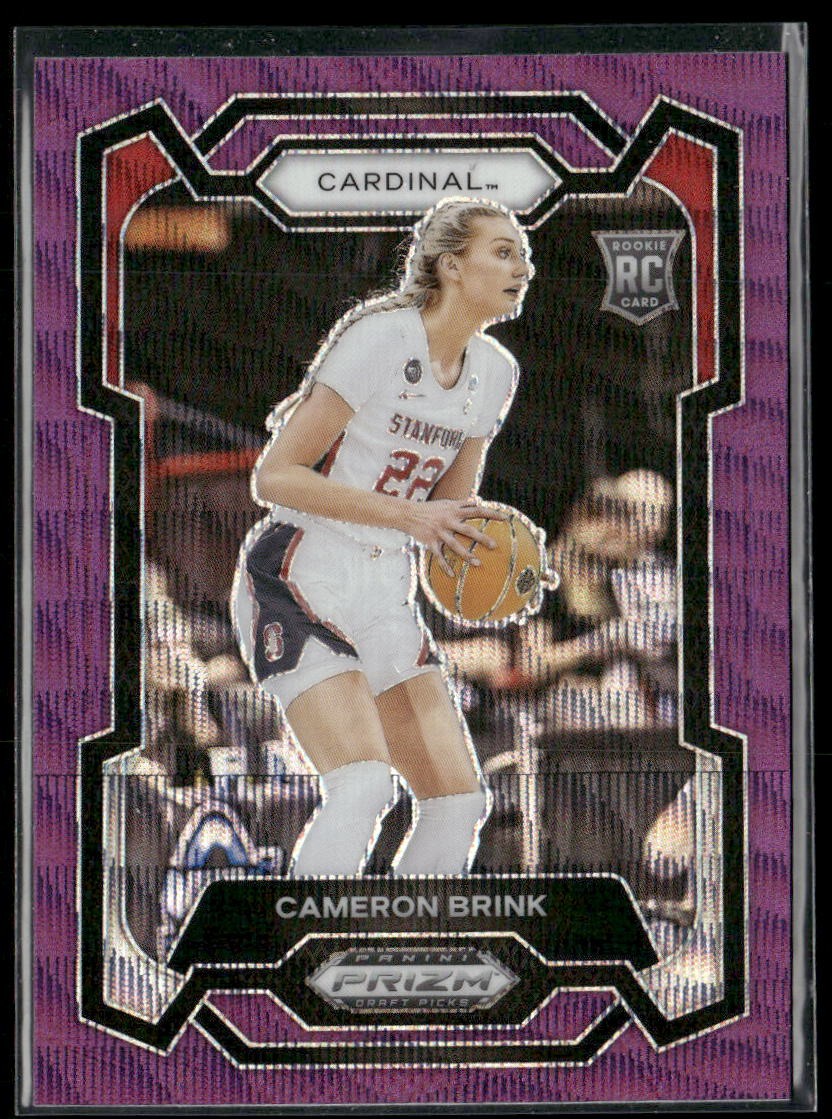 2024 Panini Prizm Draft Picks #89 Cameron Brink Prizms Purple Wave