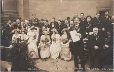 Verdi Day Golden Gate Park March 22 1914 Opera Singing on Stage RPPC Postcard