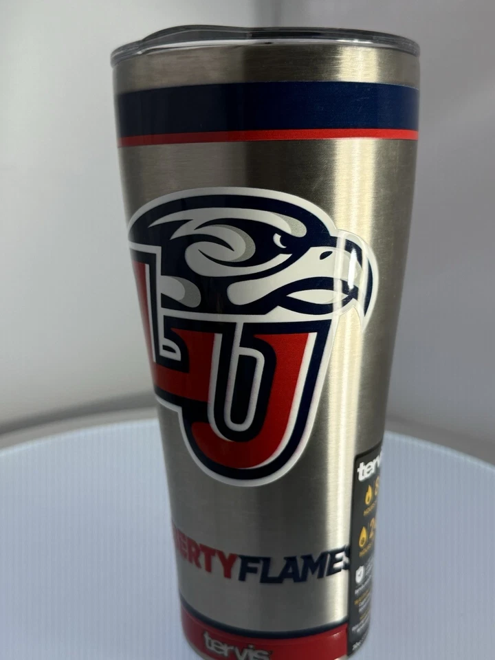 Taza/taza de viaje de café Liberty University Flames de 30 oz Tervis; Foto 2 de 4