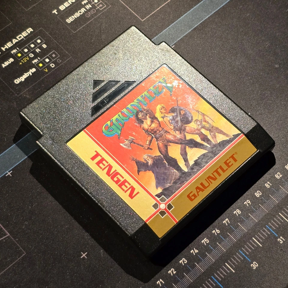 Gauntlet - NES Game Cartridge - Authentic Tengen Black Shell Version - Image 2 of 4