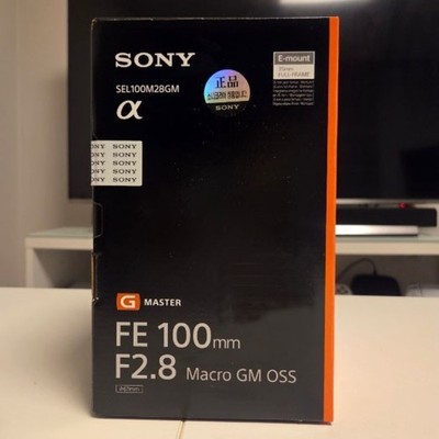 Sony FE 100mm F2.8 Macro GM OSS Lens SEL100M28GM No Tariffs In US