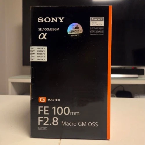 Sony FE 100mm F2.8 Macro GM OSS Lens SEL100M28GM No Tariffs In US