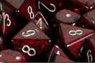 Wﾃδｼrfelset Speckled Polyhedral Silver Volcano邃｢ 7-Die Set NEU/OVP