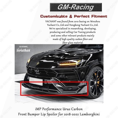 iMP Performance Urus Carbon Front Bumper Lip Spoiler for 2018-2022 Lamborghini