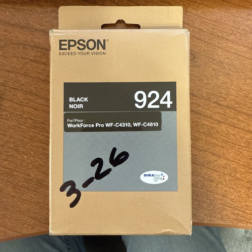 Epson 924 Black Ink Cartridge NEW Exp 03/2026 - 第 1/1 張圖片