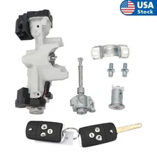 Ignition Switch Door Lock Cylinder Keys Full Set For Honda Civic 2012 2013 2014