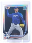 ROKI SASAKI 2025 BOWMAN CHROME RC REFRACTOR SP IMAGE VARIATION #12 RC Q3824