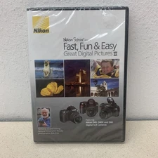 New DVD Camera NIKON SCHOOL FAST, EASY, & FUN Great Digital Pictures 2 SEALED!