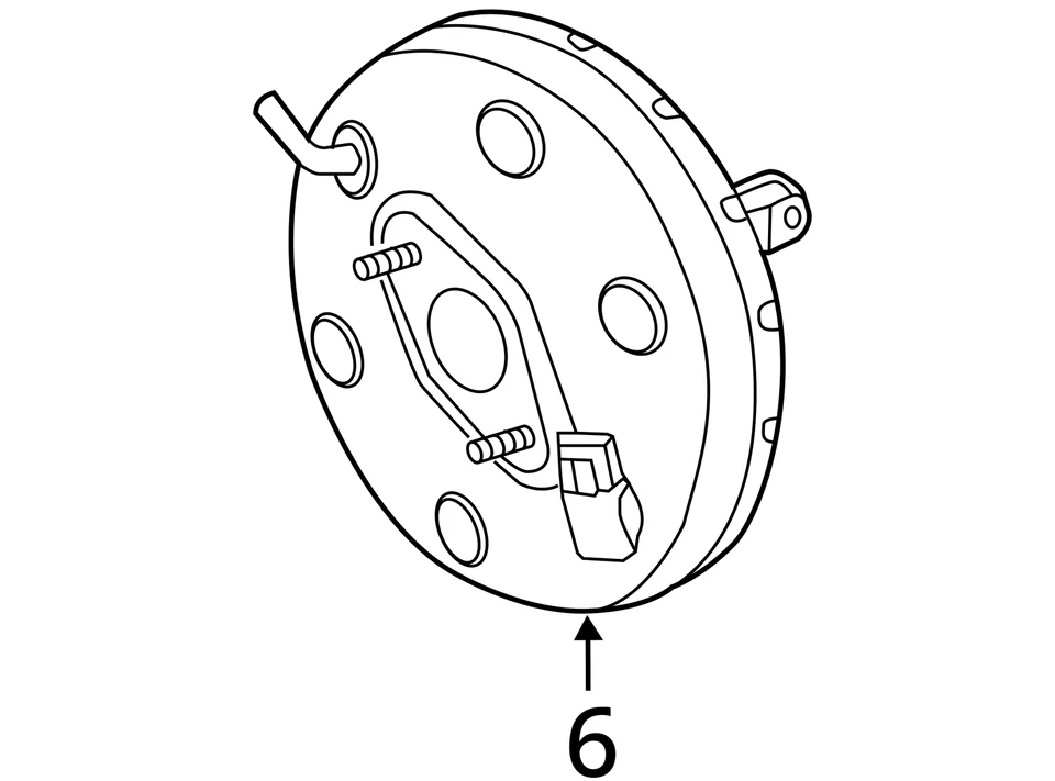 Kia Sorento 2017 potenciador de freno OEM 84 k millas - LKQ344363930 Foto 4 de 4