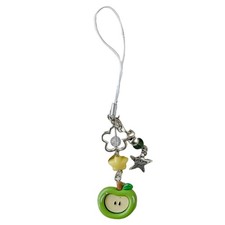 Fashionable Phone Charm Unique Mobile Phone Chain for Women Girls Beaded Keyring