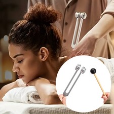 128Hz Healing Tuning Fork Precision Calibrated Sound Therapy Tool for Meditation