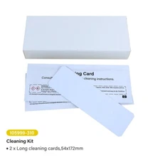 105999-310  2pcs cleaning cards for Zebra  54x172mm ZC100,ZC300 Series